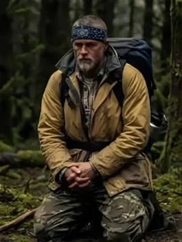 Heart of the Beast 2026 Brad Pitt Survival Field Jacket side view displaying premium detailing, rugged design, and functional field jacket aesthetics