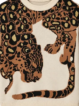 Brooke Logan B&B 2026 Leopard Print Sweater