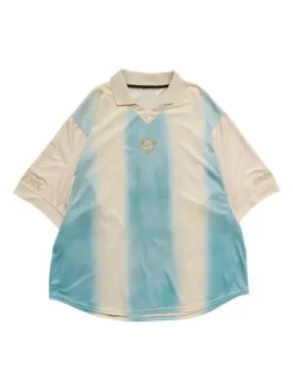 CJ X Nike Argentina Total 90 Retro Jersey front view featuring classic football styling and premium athletic fashion