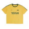 CJ X Nike Brasil Total 90 Tee front view with retro football styling and premium sportswear appeal