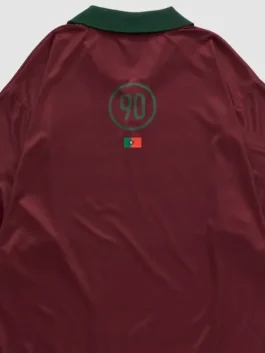 Cactus Jack Nike Total 90 Retro Portugal Jersey back closeup showcasing signature graphics, detailed stitching, and premium craftsmanship