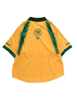 Cactus Jack Nike Total 90 Brasil Retro Jersey back view featuring iconic football-inspired graphics and retro styling