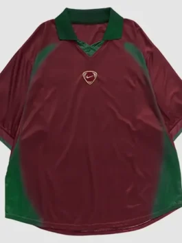 Cactus Jack Nike Total 90 Retro Portugal Jersey front closeup displaying premium fabric texture and authentic football-inspired detailing