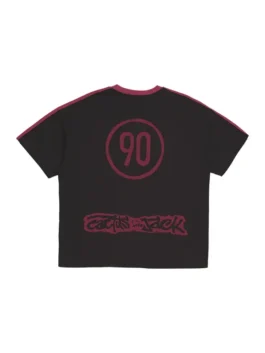 Cactus Jack Nike Total 90 USA T Shirt back view with retro football-inspired graphics and athletic streetwear design