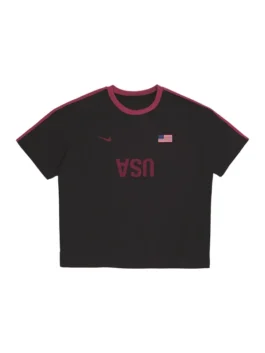 CJ X Nike USA Total 90 T Shirt front view featuring retro football styling, athletic comfort, and premium sportswear appeal