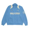 CJ X Nike Argentina Total 90 Anthem Jacket front view with retro football styling, premium materials, and athletic streetwear influence