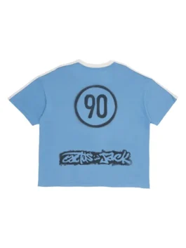 Cactus Jack Nike Argentina Total 90 T Shirt back view with football-inspired graphics, premium detailing, and retro sportswear design