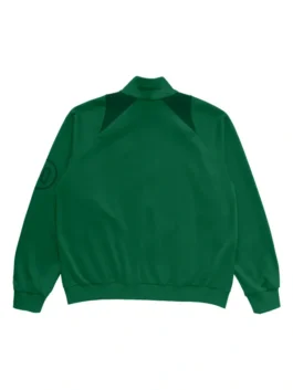 Cactus Jack Nike Brasil Total 90 Anthem Jacket back view with retro football-inspired graphics and athletic streetwear styling