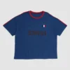 CJ X Nike France Total 90 T Shirt front view with classic football-inspired styling, premium comfort, and France-themed fashion appeal