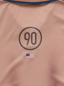 Cactus Jack Nike Total 90 Retro USA Jersey back closeup showcasing premium detailing, football-inspired graphics, and quality craftsmanship