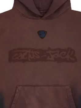 Cactus Jack Nike Total 90 USA Hoodie front closeup displaying premium fabric texture and iconic sportswear detailing