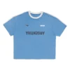 CJ X Nike Argentina Total 90 T Shirt front view featuring retro football-inspired styling, premium fabric, and Argentina-themed sportswear appeal