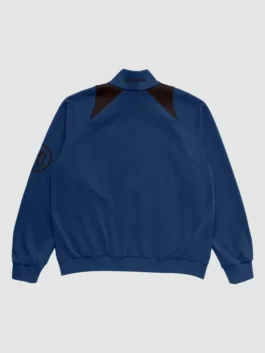 Cactus Jack Nike Total 90 France Anthem Jacket back view with signature football-inspired graphics and premium sportswear detailing