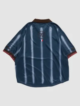 Cactus Jack Nike Total 90 Retro France Jersey back view with football-inspired graphics, premium detailing, and vintage sportswear styling