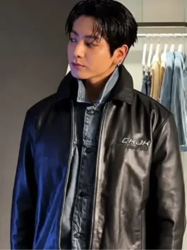 Calvin Klein Jung Kook ckjk 2026 Leather Jacket