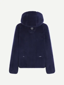 Nike x NOCTA Blue Chalet Polar Top back view featuring clean lines and refined sportswear styling
