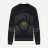 Nike x NOCTA Champions League Crewneck front view with black styling, premium comfort, and athletic appeal