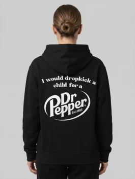 Dr Pepper Hoodie Black For Sale