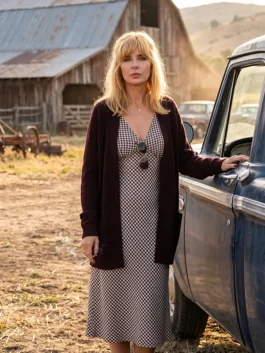 Dutton Ranch Beth Dutton Burgundy Cardigan