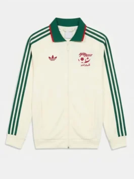 FIFA World Cup 2026 Adidas Algeria Anthem Jacket Front View