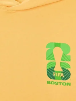 FIFA World Cup 2026 Boston Hoodie Close-Up View