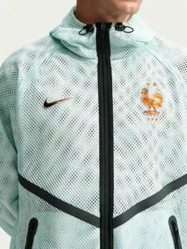 FIFA World Cup 2026 Nike France Mesh Anthem Jacket Front View