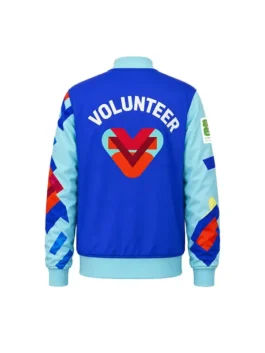 Back view of the FIFA World Cup 2026 Volunteer Jacket showcasing the full design of this Adidas World Cup piece