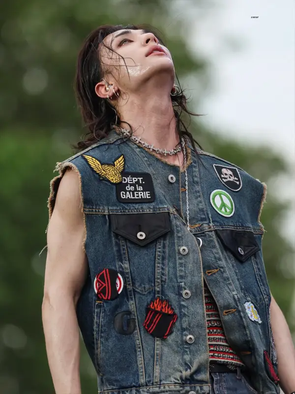 Gov Ball 2026 Hyunjin Denim Vest
