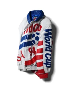 Classic Jeff Hamilton USA 94 World Cup Leather Jacket honoring the historic 1994 FIFA World Cup through bold Jeff Hamilton craftsmanship