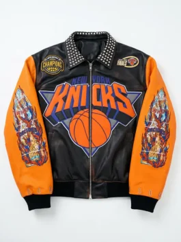 Jordan Clarkson New York Knicks Jacket Front View