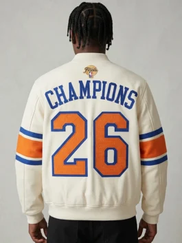 Kith Knicks 2026 Champions Satin Bomber Jacket