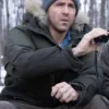 Mayday 2026 Ryan Reynolds Fur Jacket front view with premium outerwear styling and rugged adventure appeal