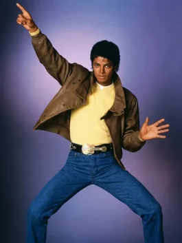 Michael Jackson Brown Leather Jacket