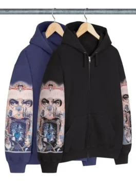 Michael Jackson Supreme Hoodie from the Dangerous era celebrating the King of Pop in bold Supreme streetwear style