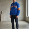 New York Knicks 2026 NBA Finals Champions Satin Bomber Jacket