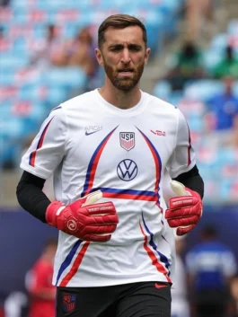 White VAA X Nike USA Pre Match Jersey from the iconic Virgil Abloh Archive and Nike USMNT collaboration