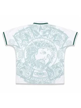 SELECCIÓN DIVINA White Jersey back view displaying premium detailing, clean athletic styling, and signature graphics