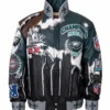Philadelphia Eagles 2-Time Super Bowl Champions Leather Jacket Front View