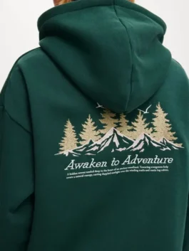 Premium Oversized Pullover Graphic Hoodie Design View