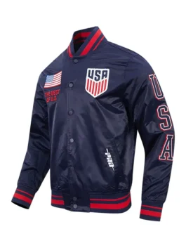 Pro Standard USMNT FIFA World Cup 2026 Satin Navy Jacket