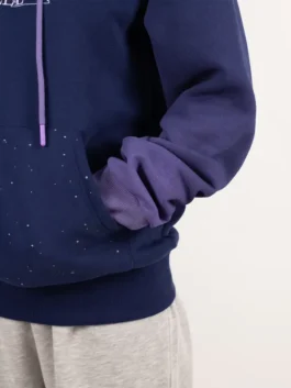 Rabbit and Steel Hoodie side look in navy blue with casual styling and relaxed everyday comfort