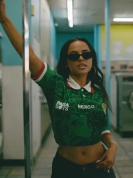 SELECCIÓN DIVINA Jersey green front view featuring vibrant color, premium comfort, and athletic-inspired fashion appeal