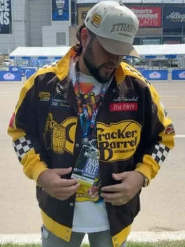 Series Cracker Barrel 400 Racing Jacket Front View