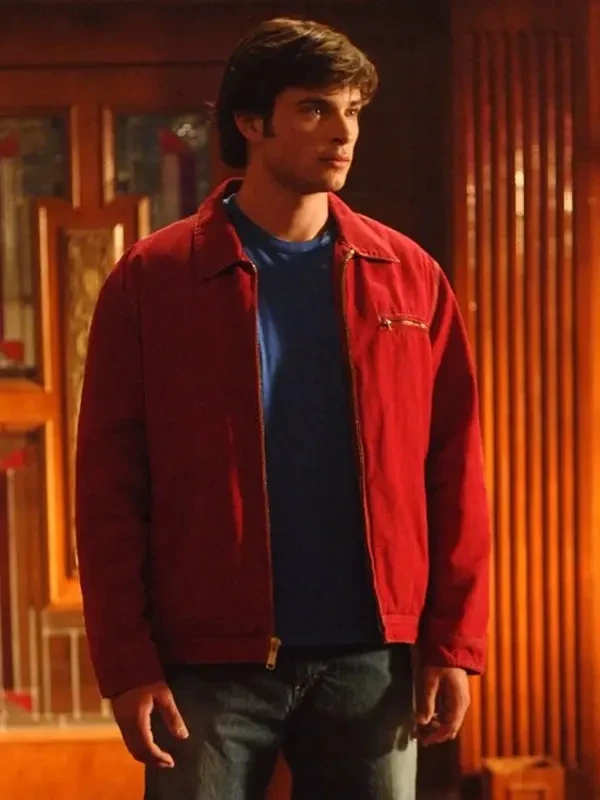 Smallville Tom Welling Red Jacket - Image 2