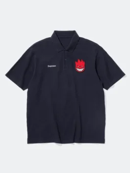 Spitfire x Supreme Polo Shirt Navy Blue