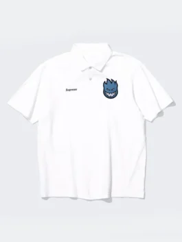 Spitfire x Supreme White Polo Shirt