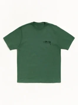 Stussy Beach Roots T Shirt front view featuring premium cotton comfort, beach-inspired graphics, and casual streetwear styling