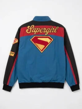 Supergirl Jacket Back View