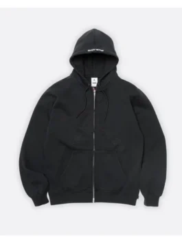 Black Supreme x Jordan Zip Up Hooded Sweatshirt where Supreme streetwear meets the bold legacy of Jordan Brand in one iconic piece