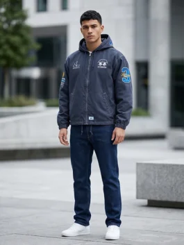 Supreme x La Martina Hooded Jacket Navy